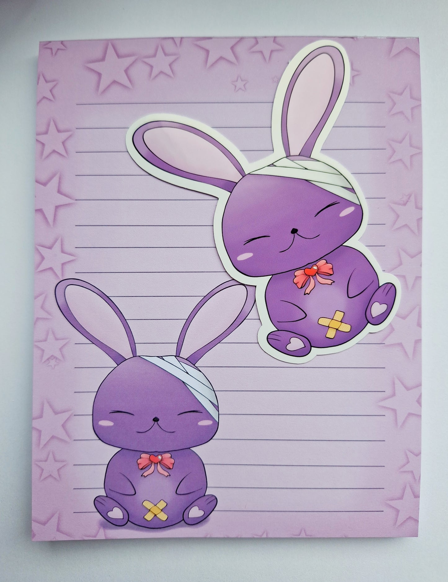 Purple - Hase - Vinyl-Sticker