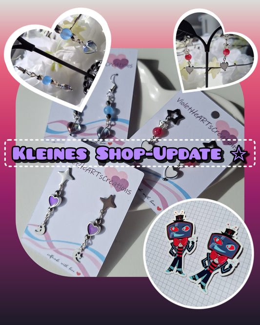 Shop-Update 01. Mai! ★ Neue Ohrringe und Sticker!