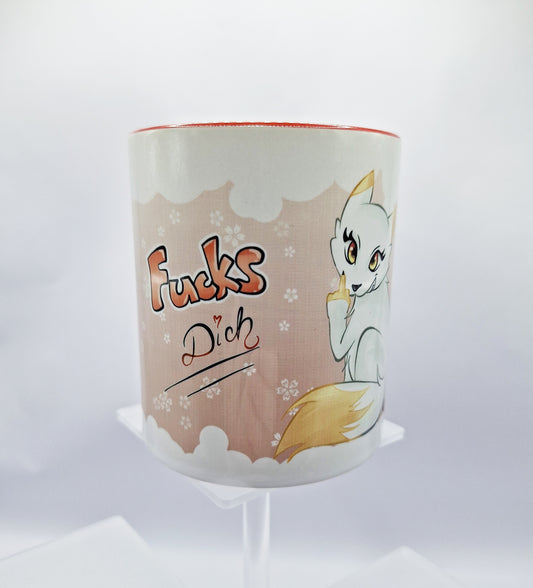 "Fuyu-Fuchs" - Tasse (rot)